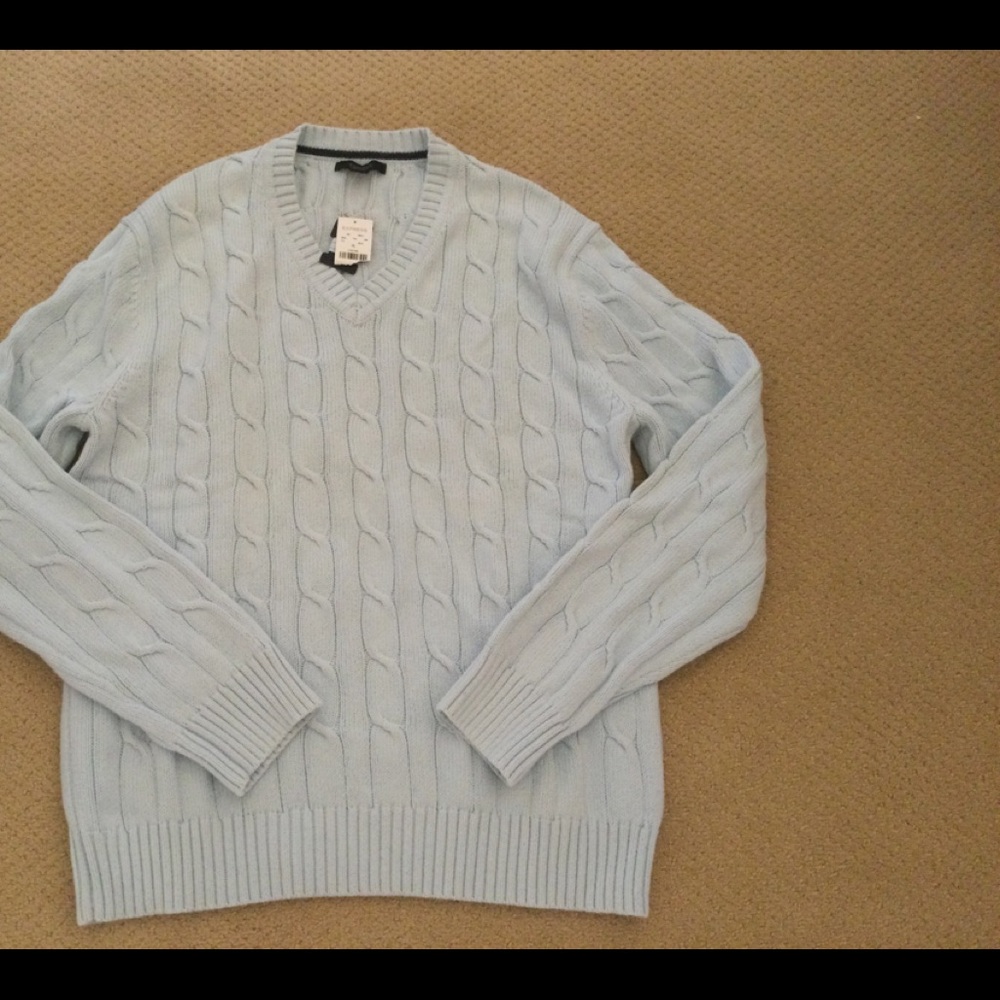 New Express blue sweater size XL